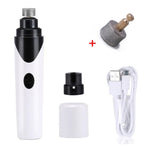 Rechargeable Nails Dog Cat Care Grooming USB Electric