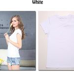 Plain T Shirt Women Cotton Elastic