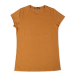 Plain T Shirt Women Cotton Elastic